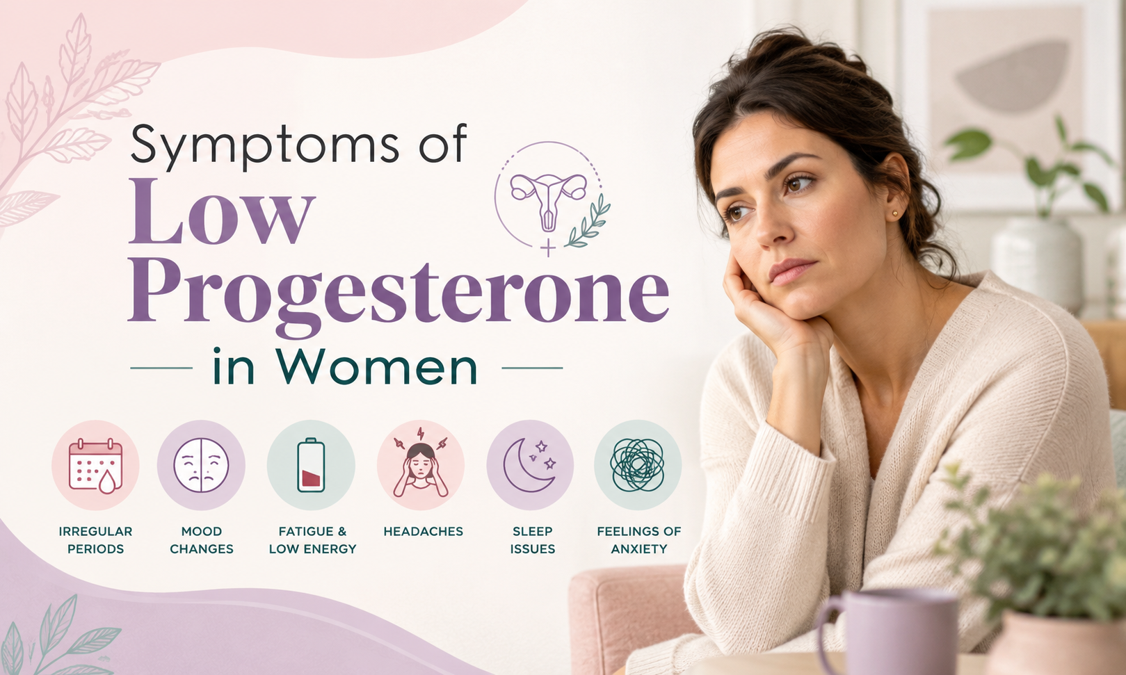 symptoms of low progesterone in women