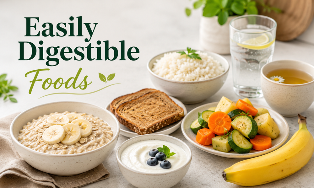 easily digestible foods